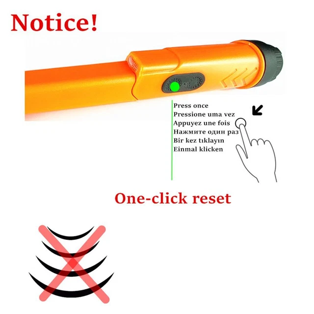 TREASURE UNDERWATER METAL Detector Hand Held Pulse Pinpointer Metal