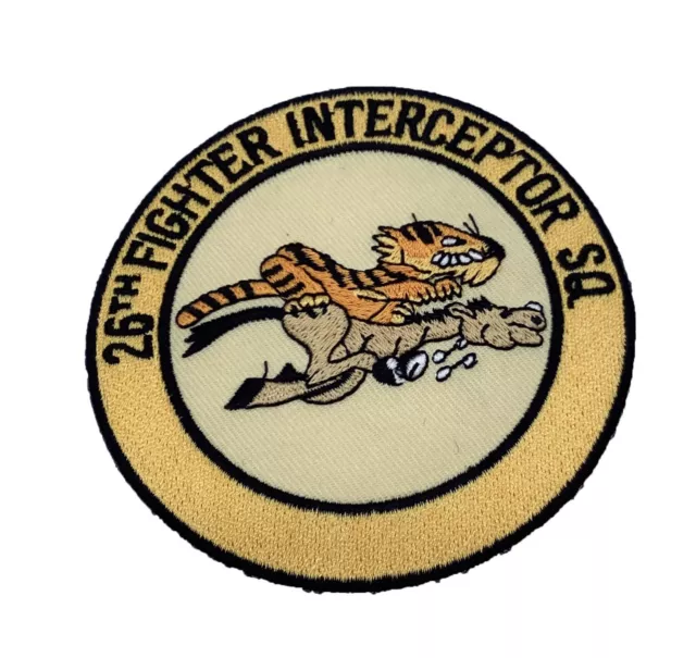 26th Fighter-Interceptor Squadron Patch – Plastic Backing