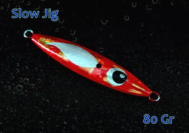 Artificiale metal Jig Slow Pitch Flap 80 gr vertical Kabura Inchiku shore jig