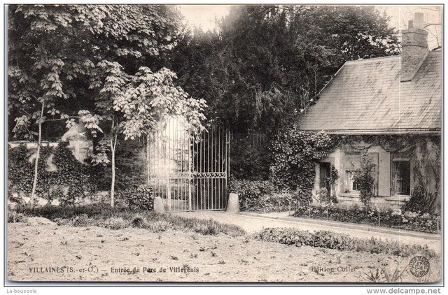 95 VILLAINES - entree du parc de villegenis.