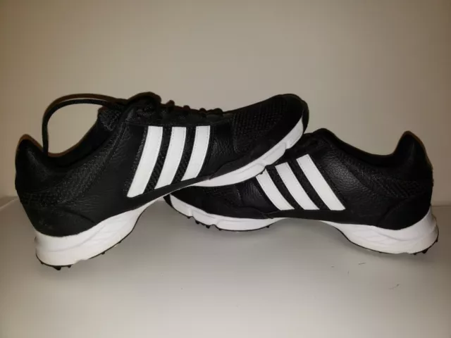 Adidas Mens Traxion Adiwear Black Golf Shoes - Size 9 2