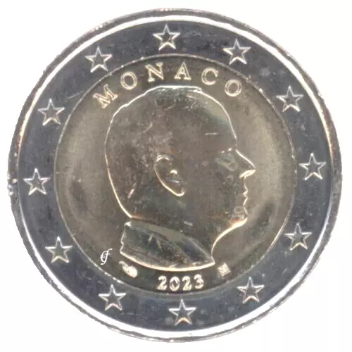 MONACO - 2023 moneta da 2 € Principe Alberto II  FDC - UNC in cartoncino protett