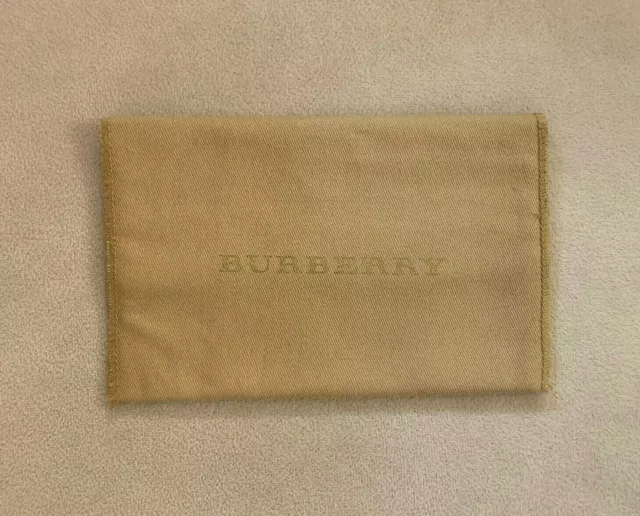 Burberry Dust bag Travel Jewelries Card Case Holder - 3.5"H x 5.75"W, Brown, New