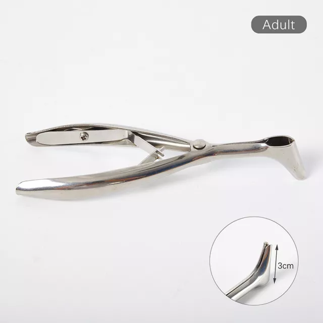 Stainless Steel Nose Mirror ENT Canal Dilator Nasal Rhinoscopy Pliers