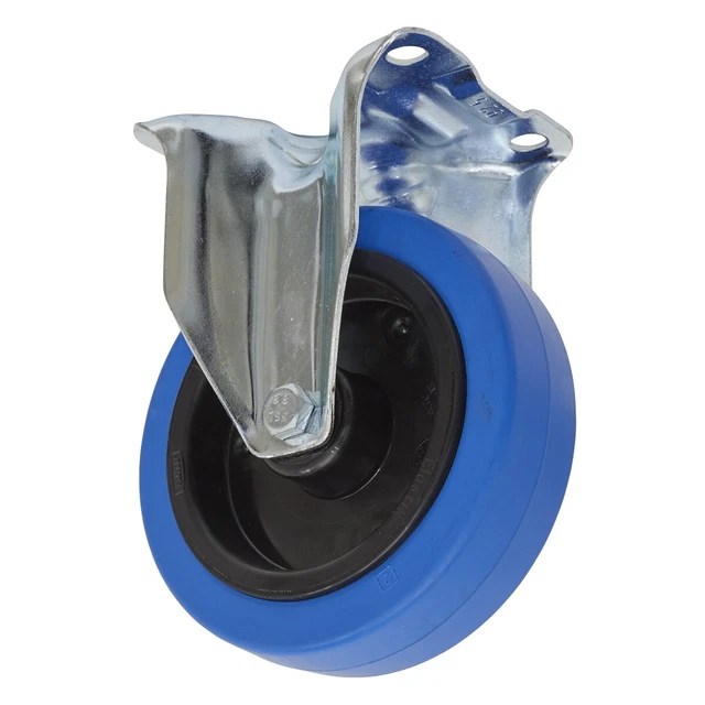 Sealey SCW3125FP Roulette Roue Fixé Plaque Ø125mm