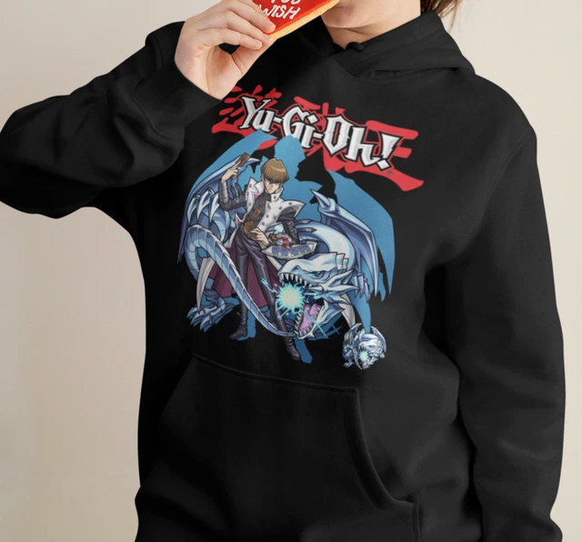 SETO KAIBA HOODIE Blue Eyes White Dragon Yugi Hoodie, YuGiOh Anime, Yu