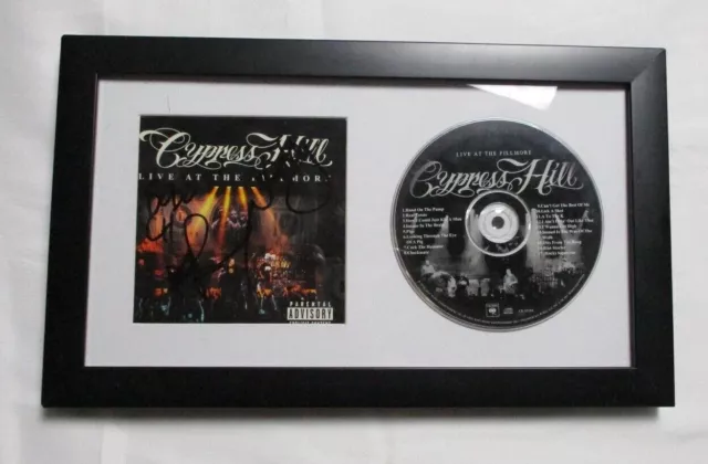 * CYPRESS HILL * signed framed CD * LIVE AT THE FILLMORE * SEN DOG, B REAL +1 *