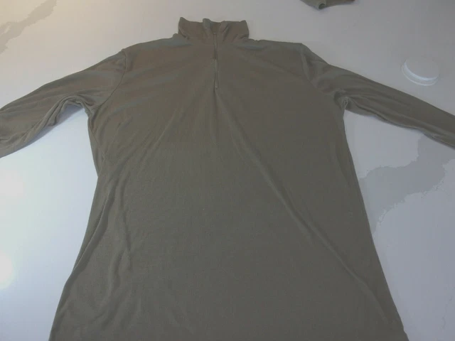 Military Gen III Level 1 ECWCS Silk Weight Top Coyote Brown thermal X LARGE REG