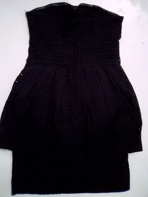 Robe Chemisier AMISU Vichy Noire Taille 36 - Coton, Très Bon état