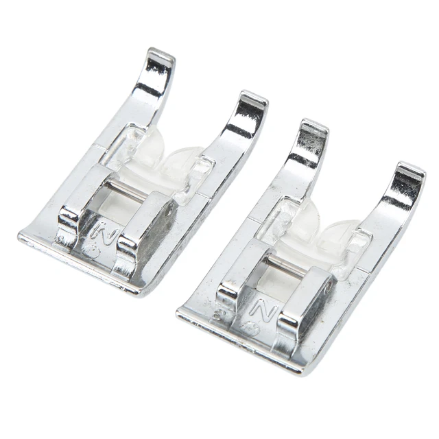 2 Pieds De Biche Pour Fermeture éclair à Clipser - Compatibles Singer, Brother & Autres Machines à Coudre - Alliage Zinc - Gain De Temps Garanti - 4
