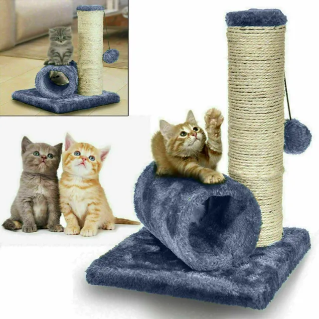 Cat Scratching Post Scratch Post Kitten Cat Tree Scratcher Sisal Pole Activity