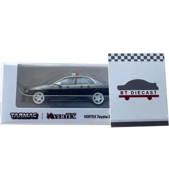Miniature Tarmac Works 1/64 Toyota Chaser JZX100 One Piece Sanji, Real Riders, Bleu