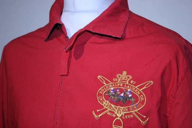 Giacca Harrington Ralph Lauren Splendida Bomber - L/XL - Rosso - #3 Top polo casual