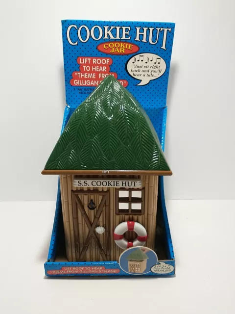 Cookie Hut Gilligan’s Island TV Theme Song Musical Cookie Jar NEW Cookie Hut Gilligan’s Island TV Theme Song Musical Cookie Jar NEW
