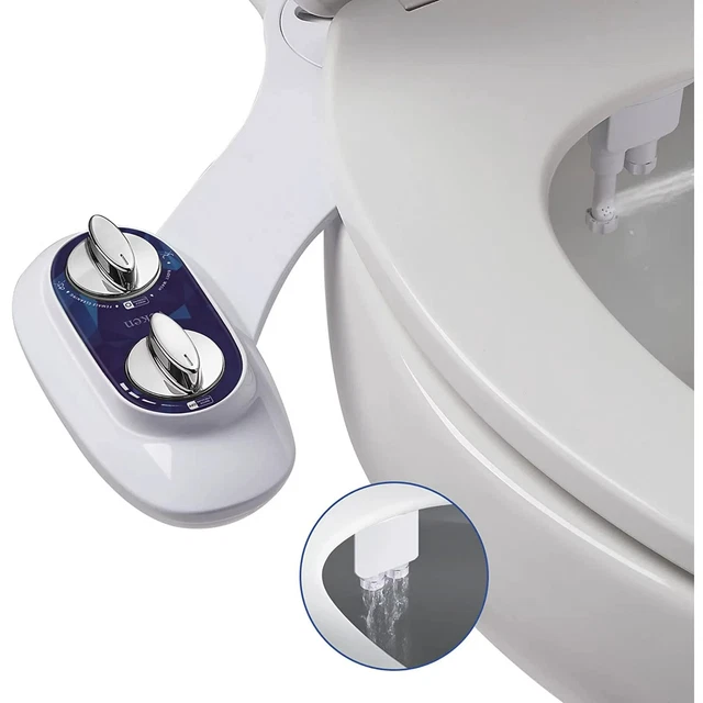 BIDET FRESH WATER Spray Kit Non Electric Toilet Seat Attachment with