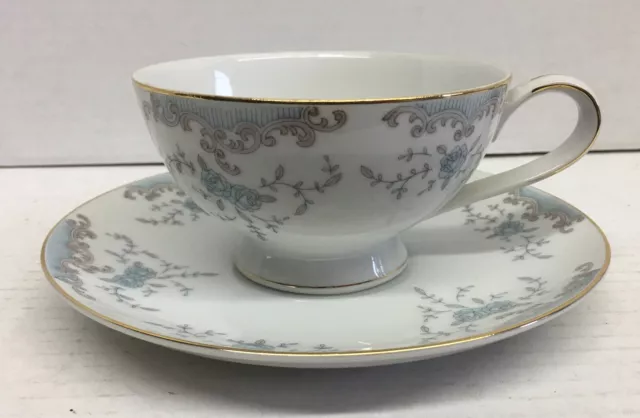Vintage Mikasa Fine China Narumi Made in Japan Seville Tea/Coffee Cup & Saucer