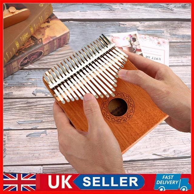 Wooden Kalimba 21 Key Finger Thumb Piano Mbira Acacia Musical Instrument Gift