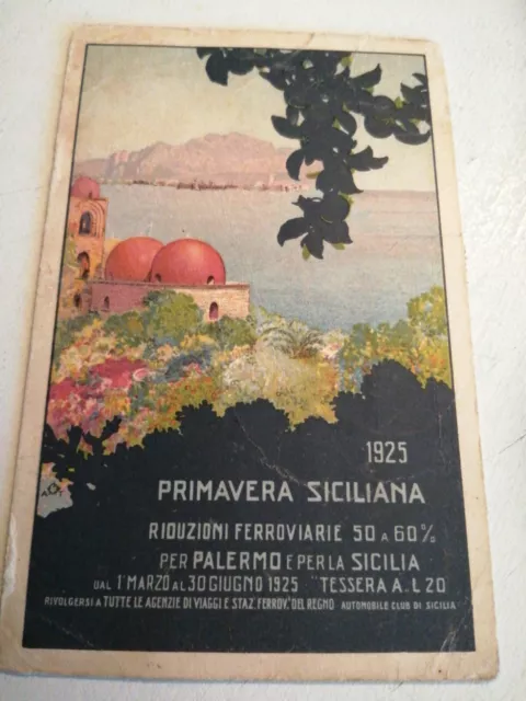 1925 Primavera Siciliana Per Palermo E Sila