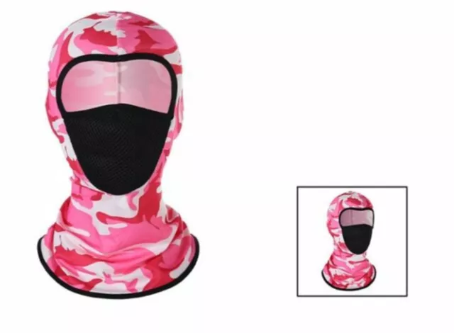 Balaclava Full Face Mask, Ski Mask Neck Warmer  Motorcycle,Cycling,Paint - Mesh