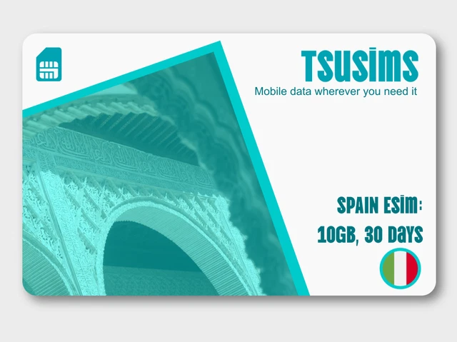 Spain Travel eSIM (10GB - 30day)
