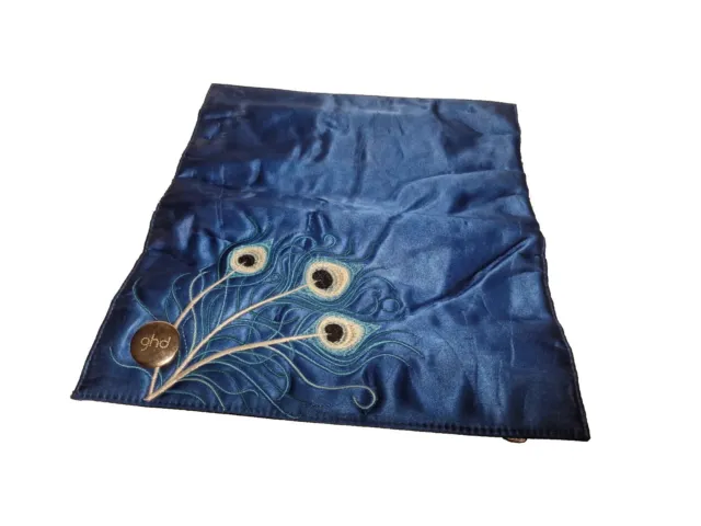 Genuine GHD Heat Resistent Protection Mat - Blue Floral Design