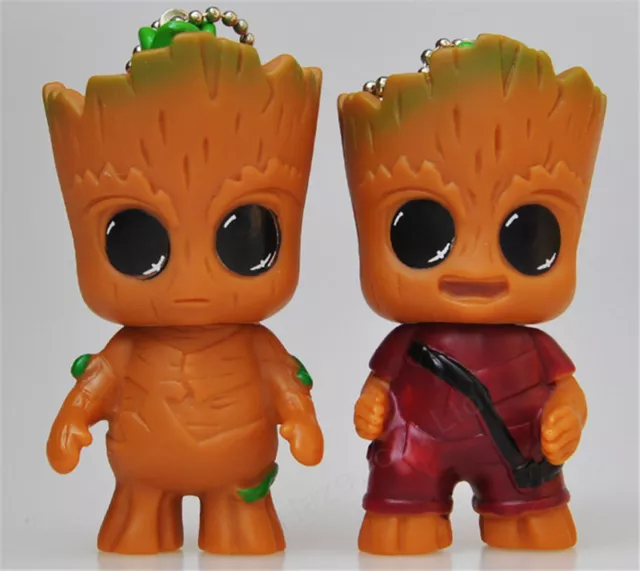 Guardian of the Galaxy Vol.2 Baby Groot Schlüsselanhänger Figur Modell Spielzeug