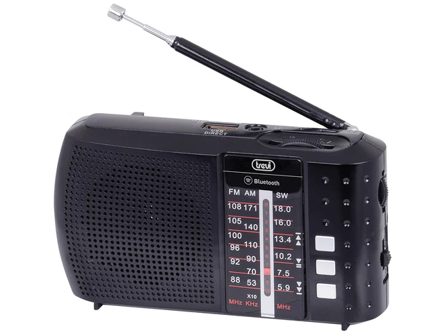 Trevi RA 7F20 BT Radio Portatile Multibanda con Bluetooth, USB, MicroSD