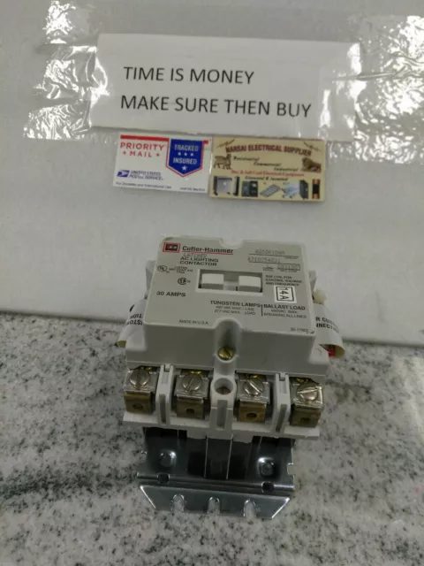 Cutler Hammer A202K1Dam,6710C54G31,Co31007,30A,4P,No,Lighting Contactor (2C1