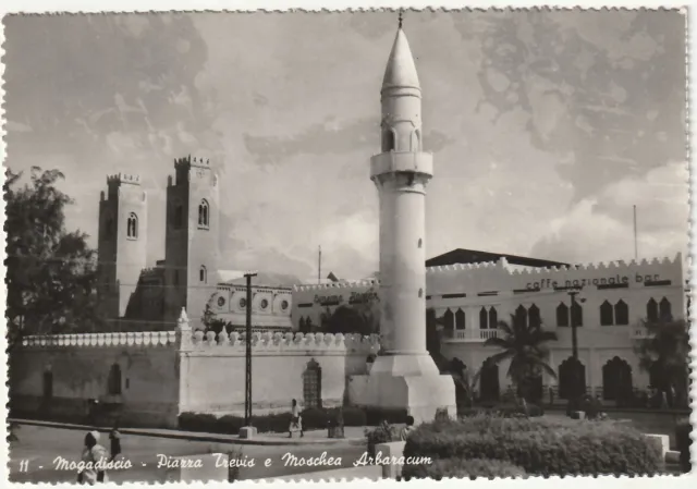 Mogadiscio - Somalia - Colonie Italiane - Piazza Trevis E Moschea -9742-