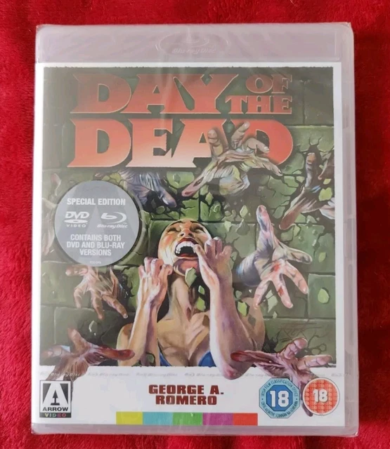 DAY OF THE Dead Blu Ray & Dvd 3 Disc Set Arrow Video Super Rare New And