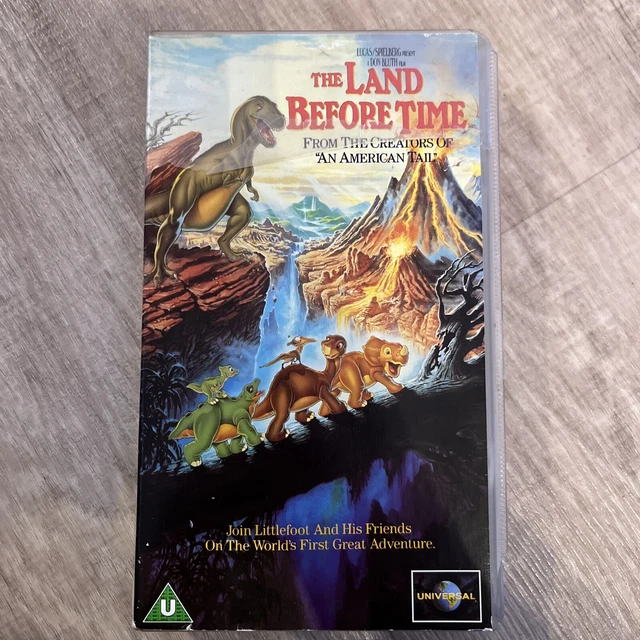 the-land-before-time-1988-animated-film-vhs-video-tape-uk-see-photos