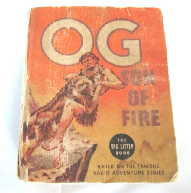 Vintage 1936 OG SON OF FIRE of OTR Big Little Book, Irving Crump