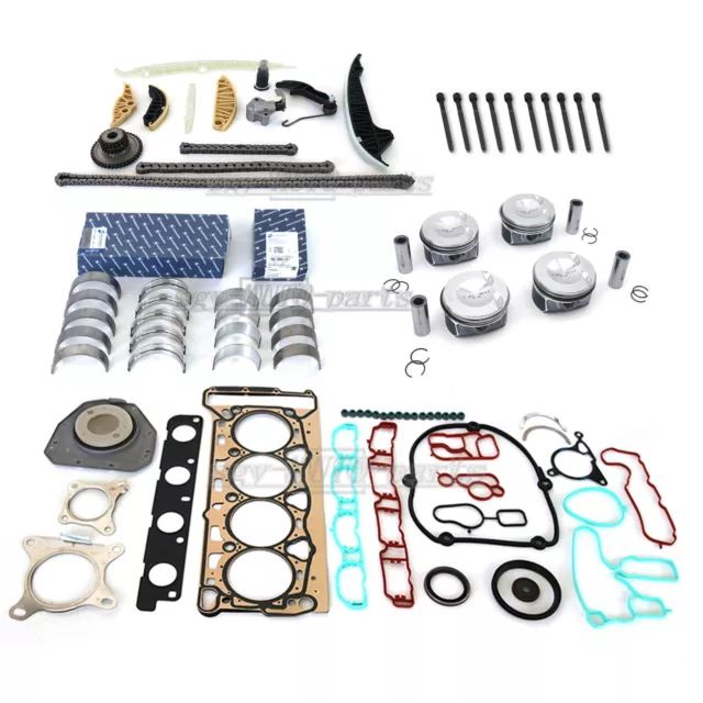 Engine Rebuild Overhaul Kit Oversize 83.01mm (+0.5) 21mm For VW Audi 2.0T EA888 2