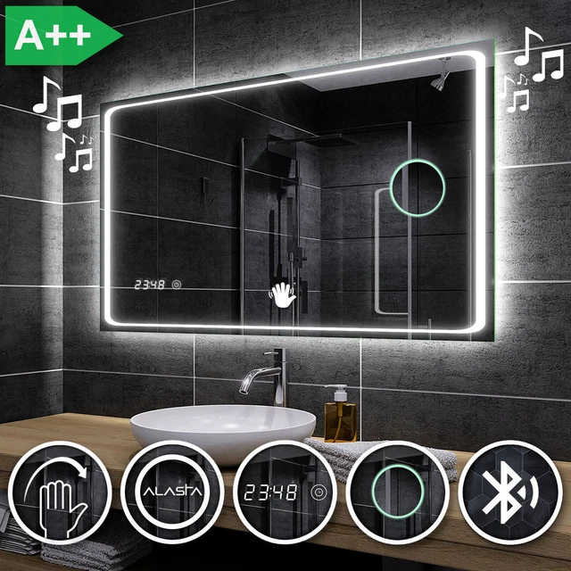 Lettre Lumineuse LOVE à LED Avec Minuteur - Miroir Décoratif Sans Fil, Piles Incluses - 10
