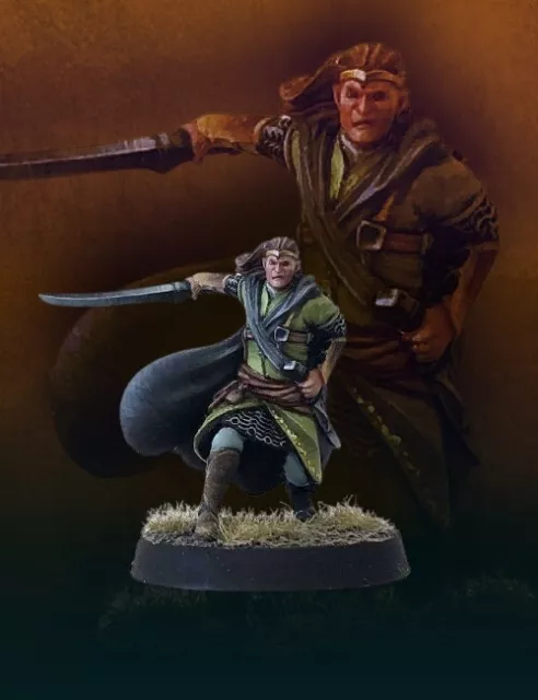 Elf Lord 28mm fantasy tabletop wargaming miniatures lotr dungeons and dragons