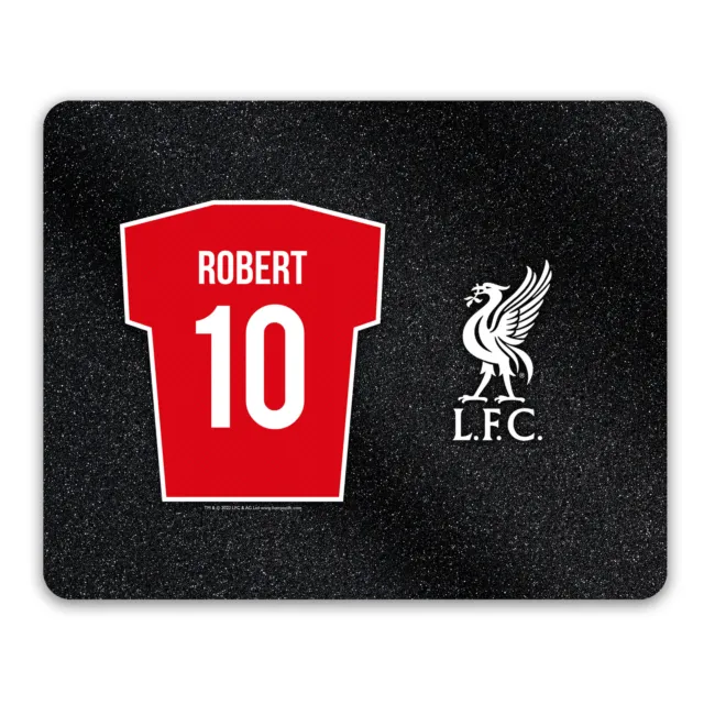 Liverpool Mouse Mat Personalised Shirt Name Number Official LFC Mousepad