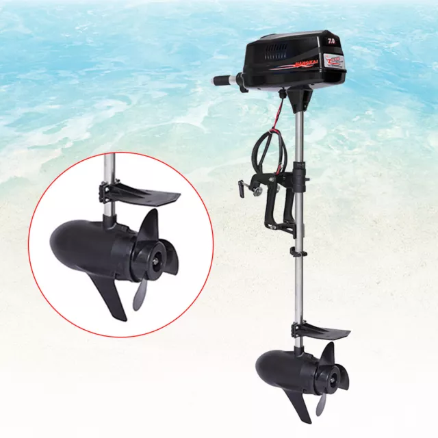 1800W 48V Electric Outboard Trolling Motor Dinghy Fishing Boat Engine HANGKAI