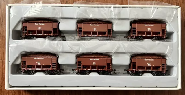 Athearn 87039 HO Scale Great Northern 24' Ore Car (6 Pack)