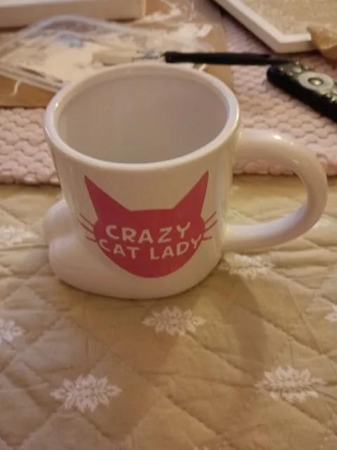 CRAZY CAT LADY coffee mug