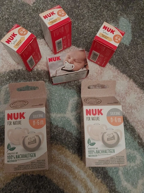 nuk schnuller 0-6m 8stück