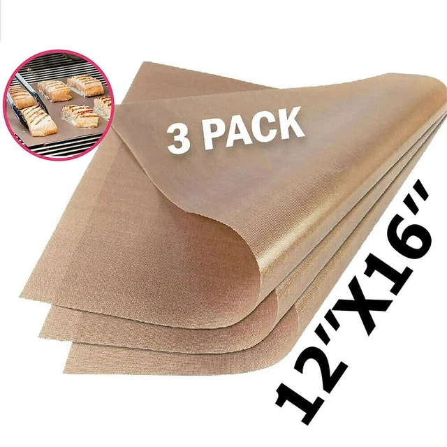 PTFE Transferpapier für Heißpressen in 3er Pack Wiederverwendbare Antihaftfolie
