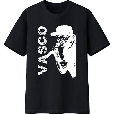 Maglietta t-shirt di VASCO ROSSI BLASCO v2 Cotone uomo donna bambino bianca nera