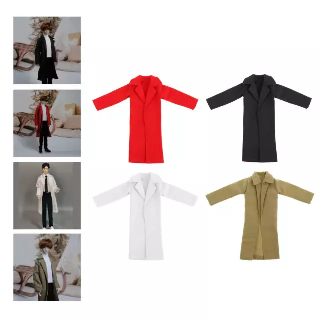 6th BJD Doll Wind Coat Outfits Abbigliamento per bambole da 12 pollici