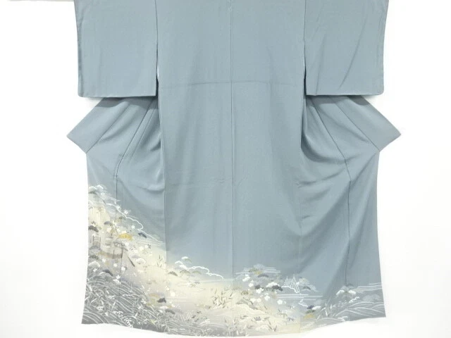 6612819: Japanese Kimono / Vintage Iro-Tomesode / Kinsai / Shochikubai & House