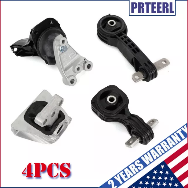 4PCS fit for 2006 2007-2009 Honda Civic 1.8L Auto Engine Motor & Trans Mount Set