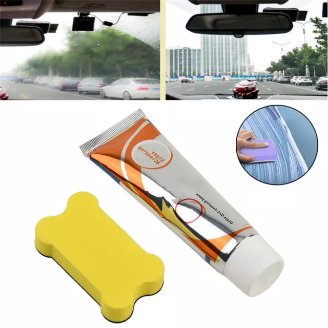 50ml Car Glass Oil Film Cleaner Removal Cream Paste Windshield Water Remover