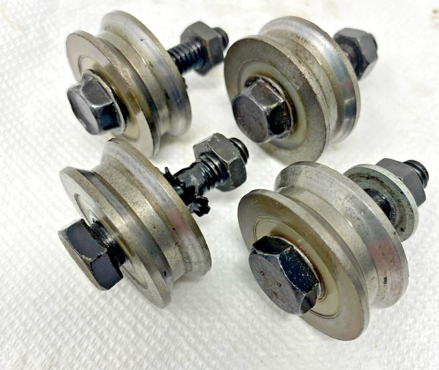 Juego de 4 rodamientos de carro de colección Craftsman 113.23301, con tuercas pernos mangas FABRICANTE DE EQUIPOS ORIGINALES