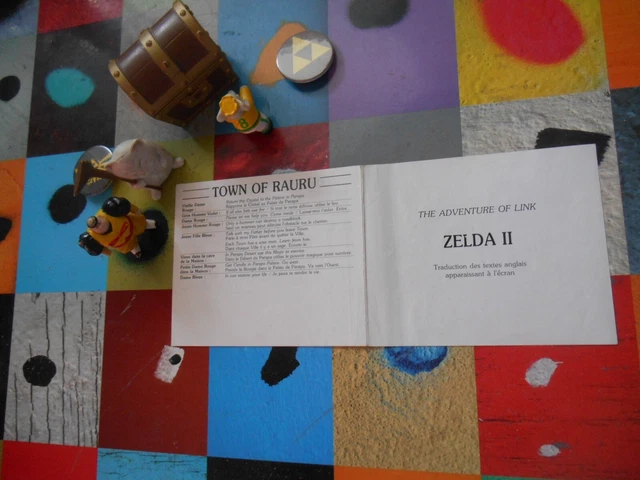 -*  livret de traductiOn  " ZELDA  II  " the adventure Of link  " - NES 1989  - 2
