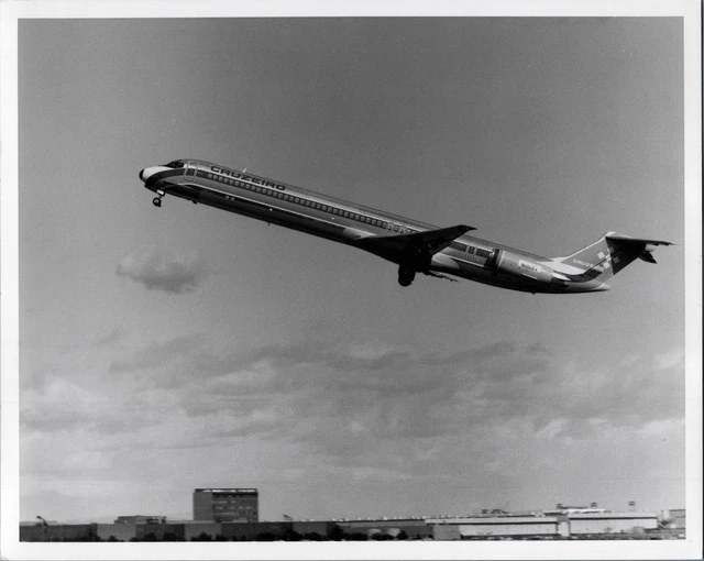 Cruzeiro Mcdonnell Douglas Md-82 Large Original Manufacturers Photo Brazil