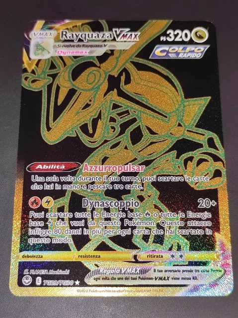 Pokémon Rayquaza VMAX Secret Rare TG29 Silver Tempest PSA 10 (2022
